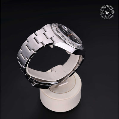 Rolex CPO Explorer M226570 front on white background