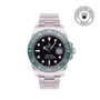 Rolex CPO Submariner M126610LV front on white background