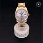 Rolex Certified Pre-owned Day-date M228238-0023 front on black background