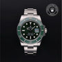 Rolex Certified Pre-owned Submariner M116610LV-0002 front on black background