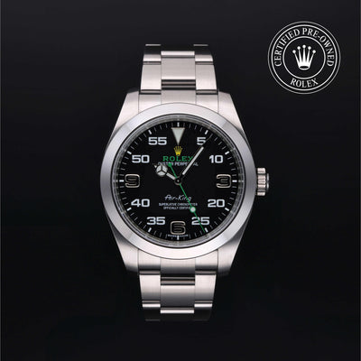 Rolex CPO Air-King M116900 front on white background