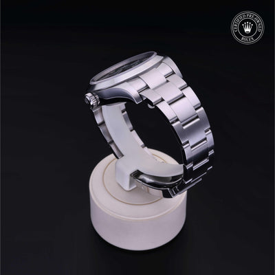 Rolex CPO Air-King M116900 front on white background