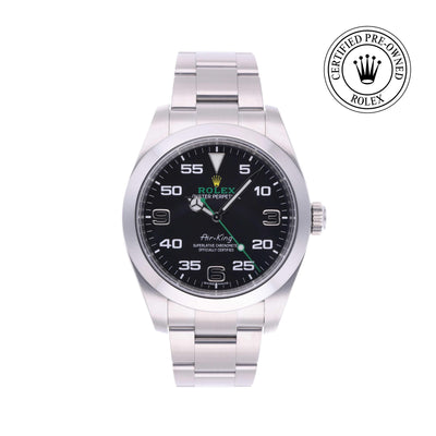 Rolex CPO Air-King M116900 front on white background
