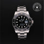 Rolex Certified Pre-owned Submariner M116610LN-0001 front on black background