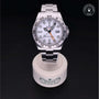 Rolex Certified Pre-owned Explorer M216570-0001 front on black background