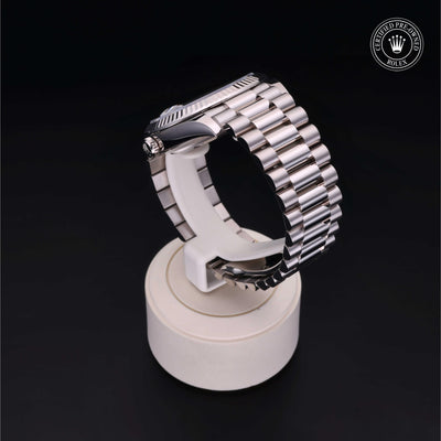Rolex CPO Day-date M228239 front on white background