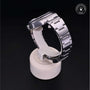 Rolex Certified Pre-owned Explorer II M216570-0001 front on black background