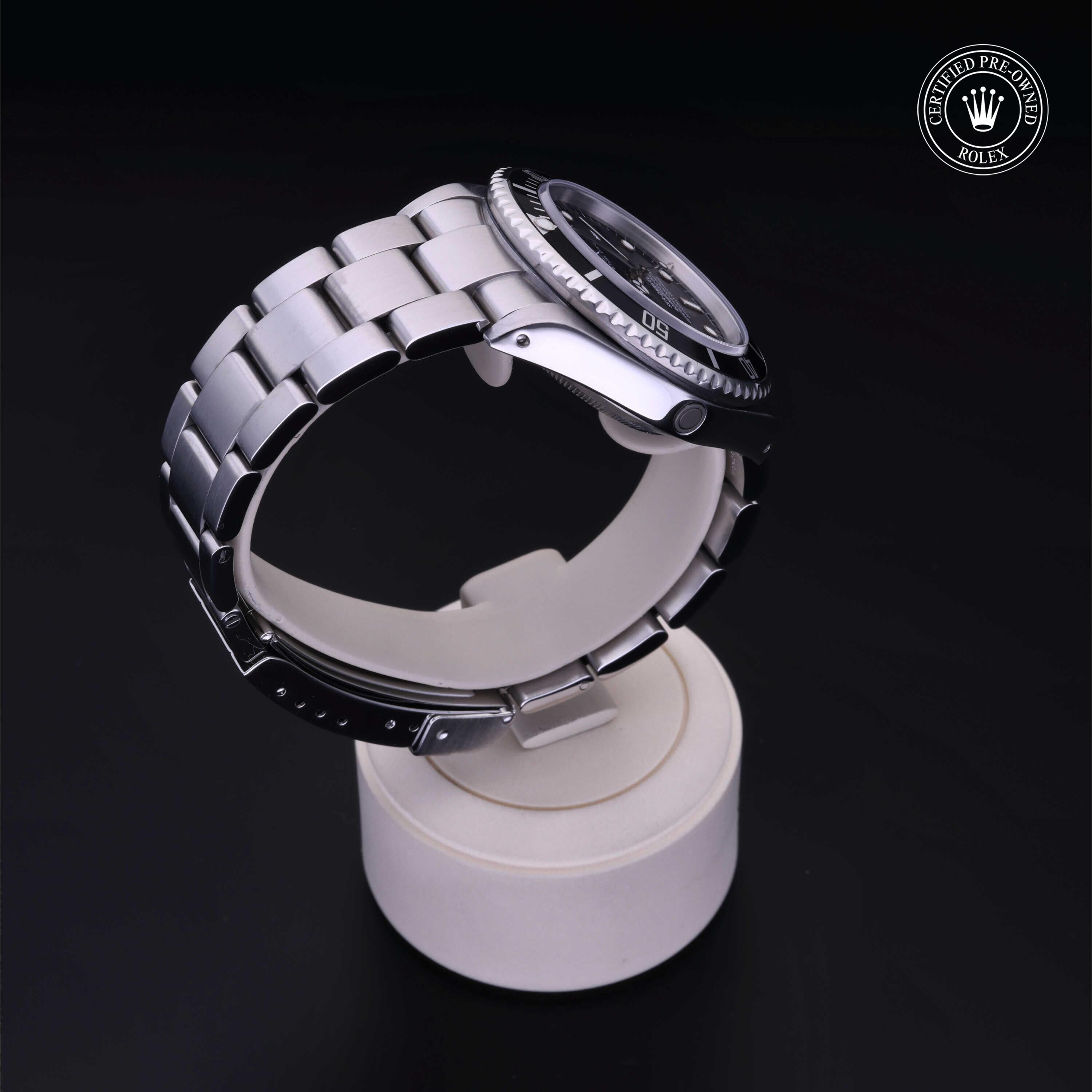 Rolex CPO Sea-Dweller M16600 front on white background