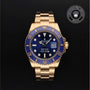 Rolex CPO Submariner M126618LB front on white background