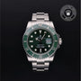 Rolex Certified Pre-owned Submariner M116610LV-0002 front on black background
