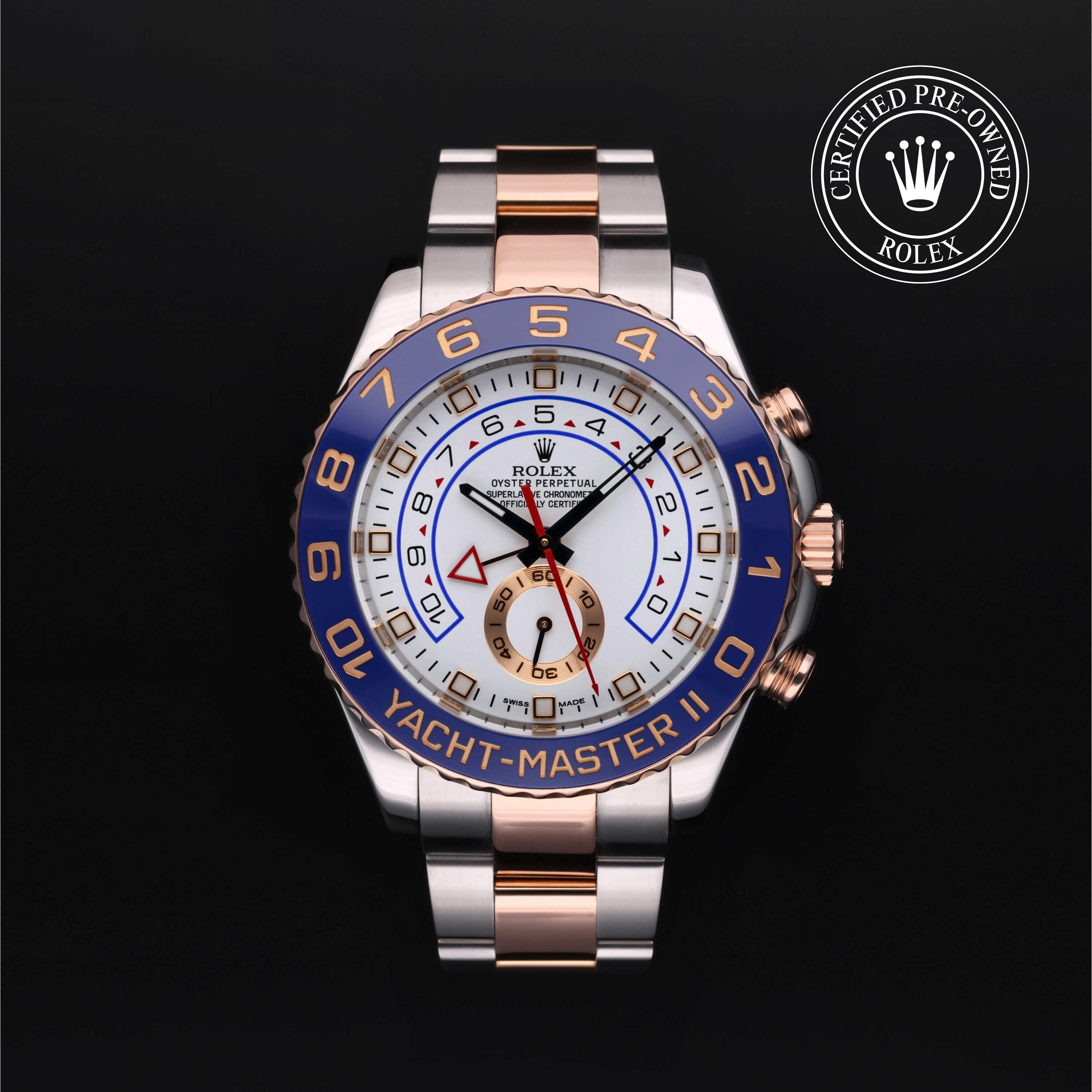 Rolex CPO Yacht-Master M116681 front on white background