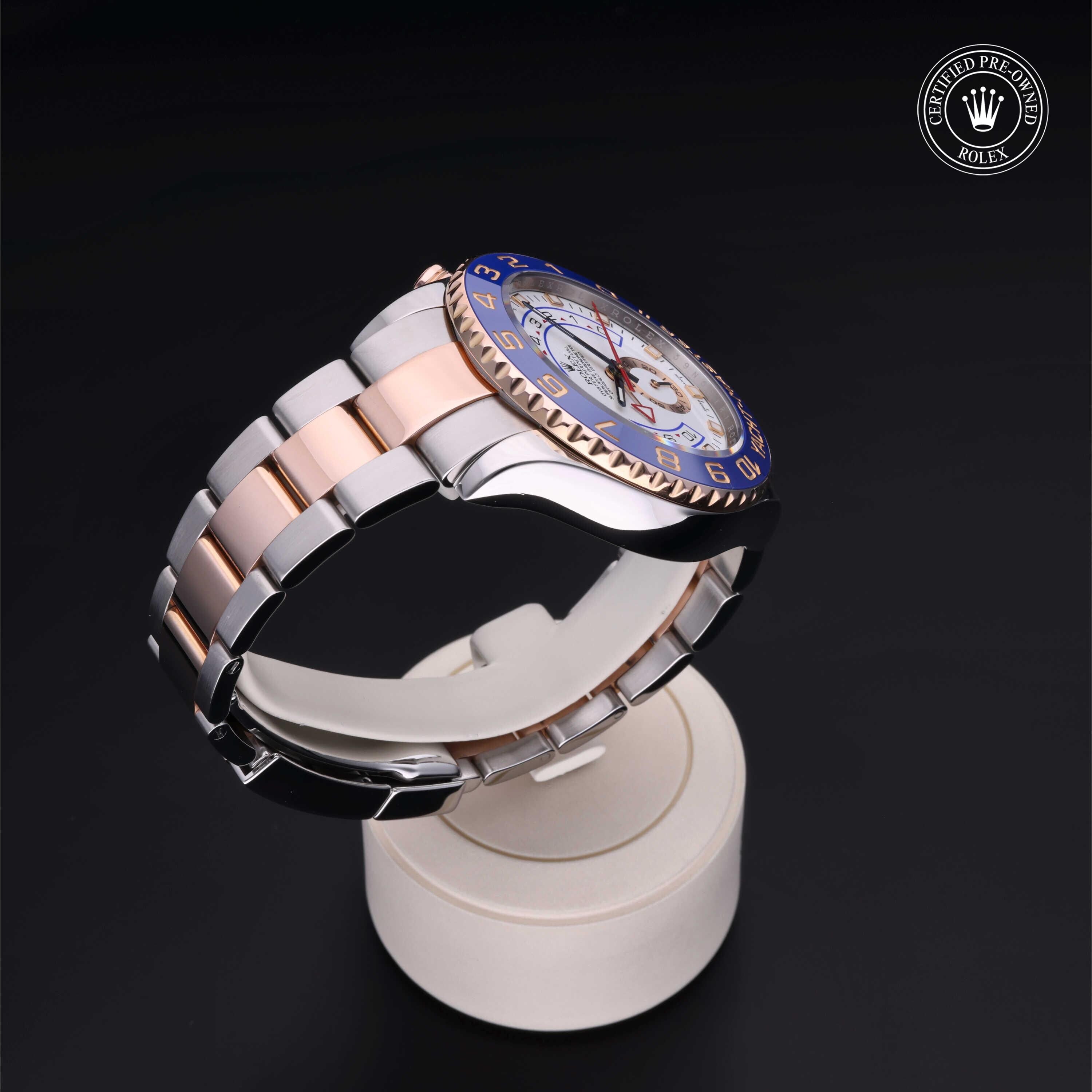 Rolex CPO Yacht-Master M116681 front on white background