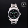 Rolex Certified Pre-owned Air-King M116900-0001 front on black background