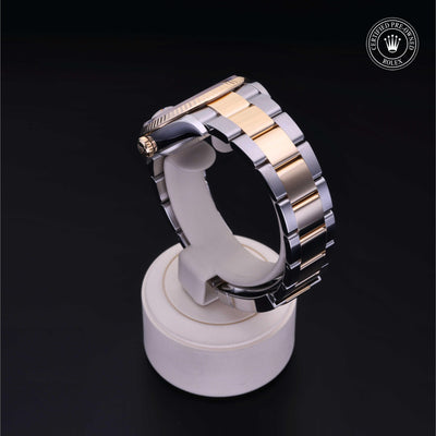 Rolex CPO Datejust M126233 front on white background
