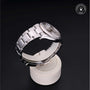 Rolex Certified Pre-owned Datejust M126234-0014 front on black background