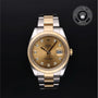 Rolex Certified Pre-owned Datejust M126333-0011 front on black background