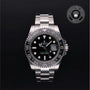 Rolex Certified Pre-owned GMT M116710LN-0001 front on black background