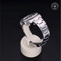 Rolex Certified Pre-owned GMT M116710BLNR-0002 front on black background