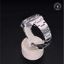 Rolex Certified Pre-owned Explorer M216570-0001 front on black background