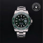 Rolex Certified Pre-owned Submariner M116610LV-0002 front on black background
