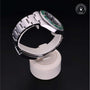 Rolex Certified Pre-owned Submariner M116610LV-0002 front on black background