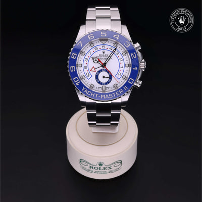Rolex CPO Yacht-Master M116680 front on white background