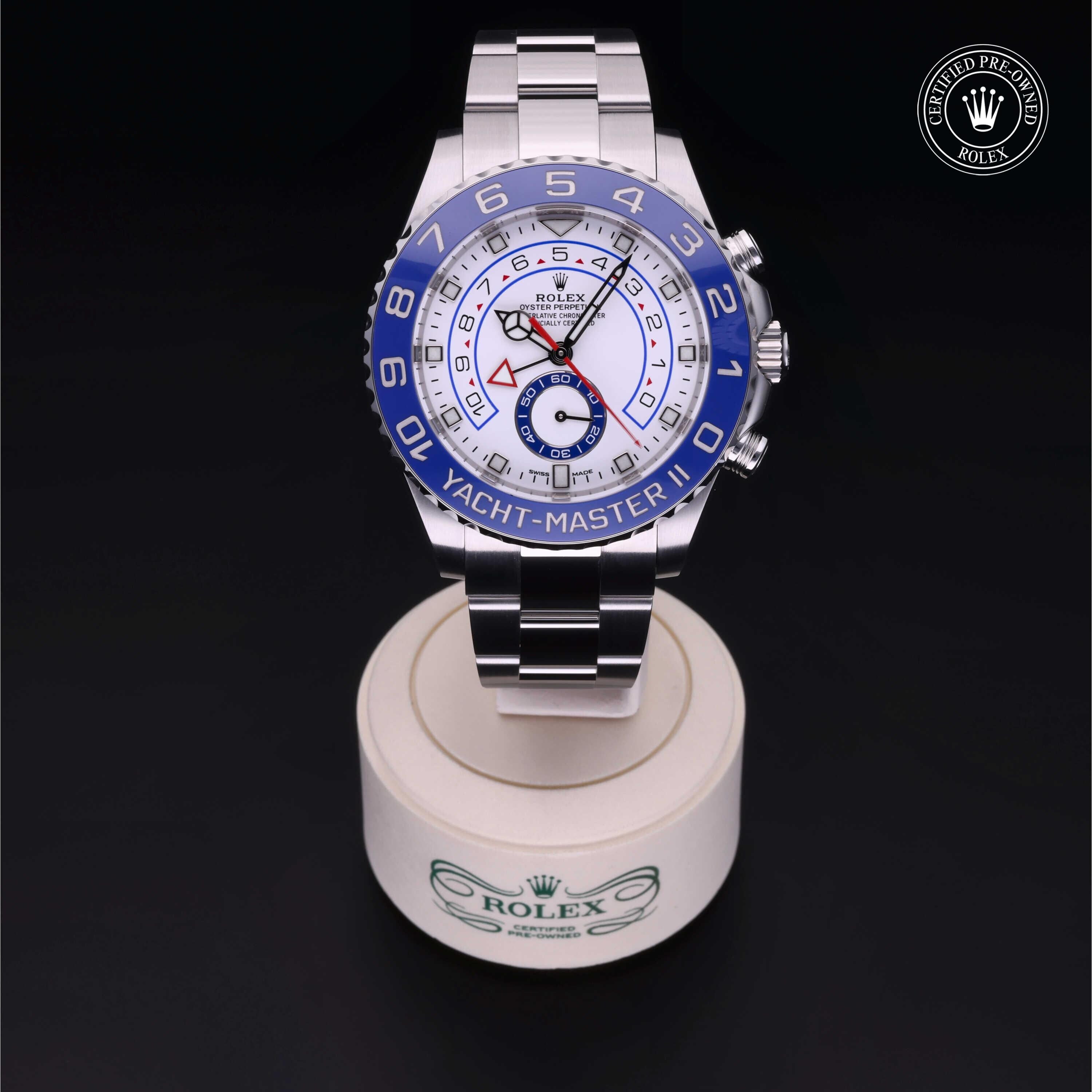 Rolex CPO Yacht-Master M116680 front on white background