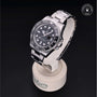 Rolex Certified Pre-owned GMT M116710LN-0001 front on black background