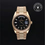 Rolex Certified Pre-owned Day-date M228238-0004 front on black background