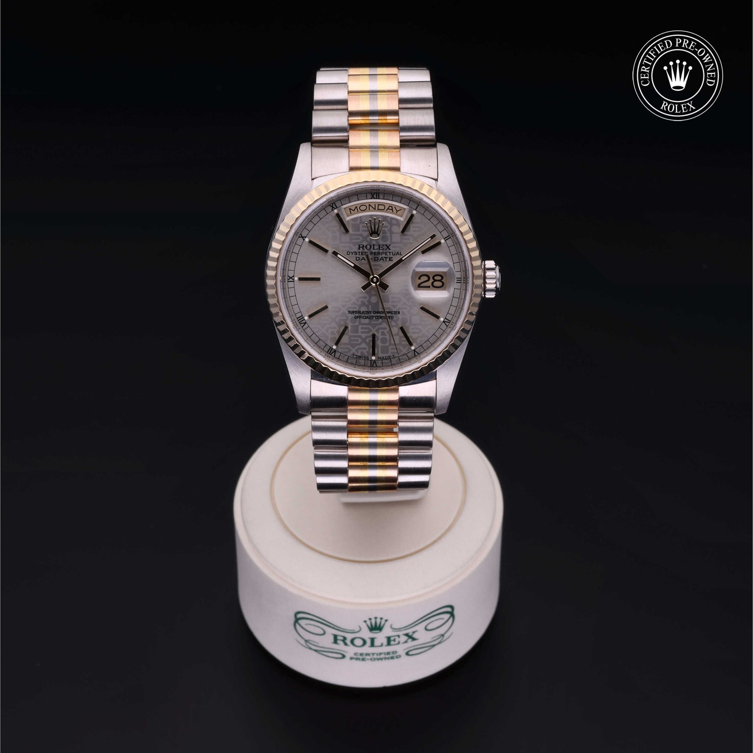  front on black background