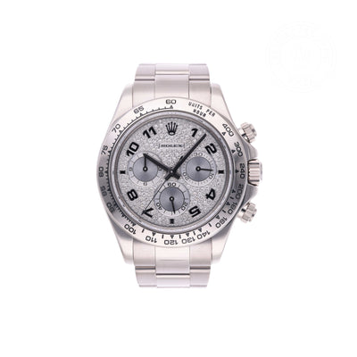 Rolex Certified Pre-owned Daytona M116509-0052 front on white background