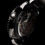 Fifty Fathoms Automatique | 43.3mm, Sunburst Black Dial, Rubber Strap
