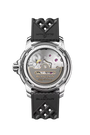 Fifty Fathoms Automatique | 43.3mm, Sunburst Black Dial, Rubber Strap