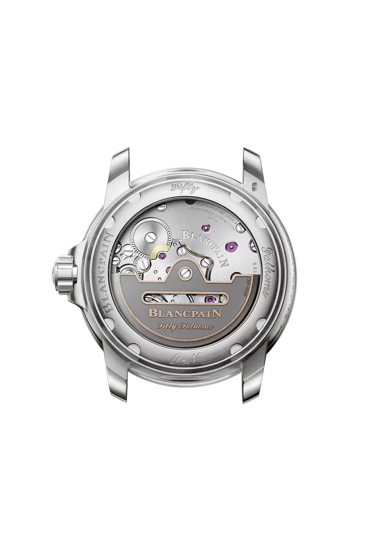 Fifty Fathoms Automatique | 42.3mm, Sunburst Blue Dial, Satin-Brushed Titanium Strap