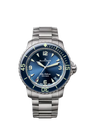 Fifty Fathoms Automatique | 42.3mm, Sunburst Blue Dial, Satin-Brushed Titanium Strap