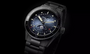 Bathyscaphe Quantième Complet Phases de Lune | 43.6mm, Sunburst Gradient Blue Dial, Sail-Canvas Strap