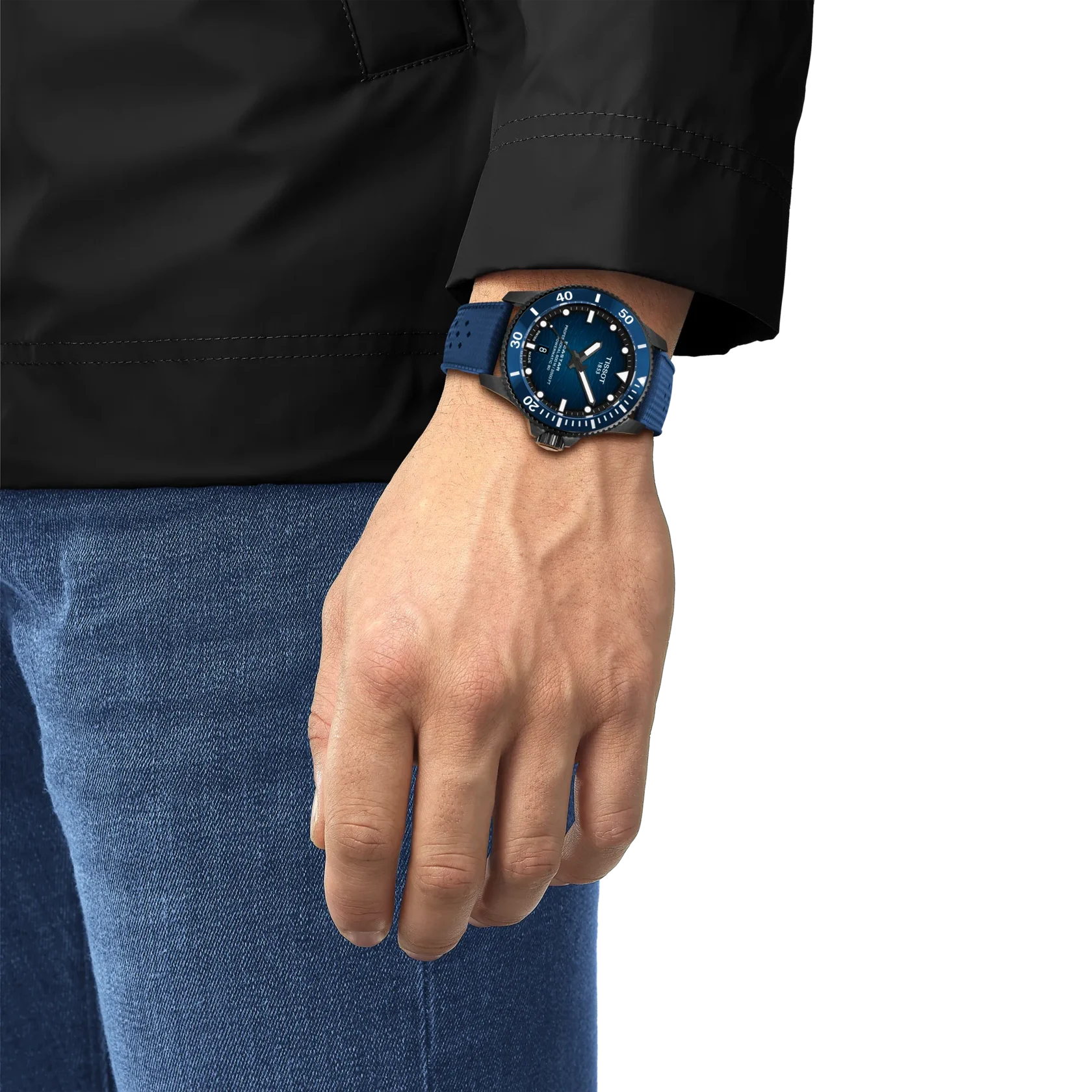 SeaStar 2000 | 44mm, Stainless Steel, Blue Gradient Dial
