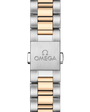 OMEGA Seamaster Aqua Terra 150M 30mm Moonshine™ gold on steel integrated two-tone bracelet.