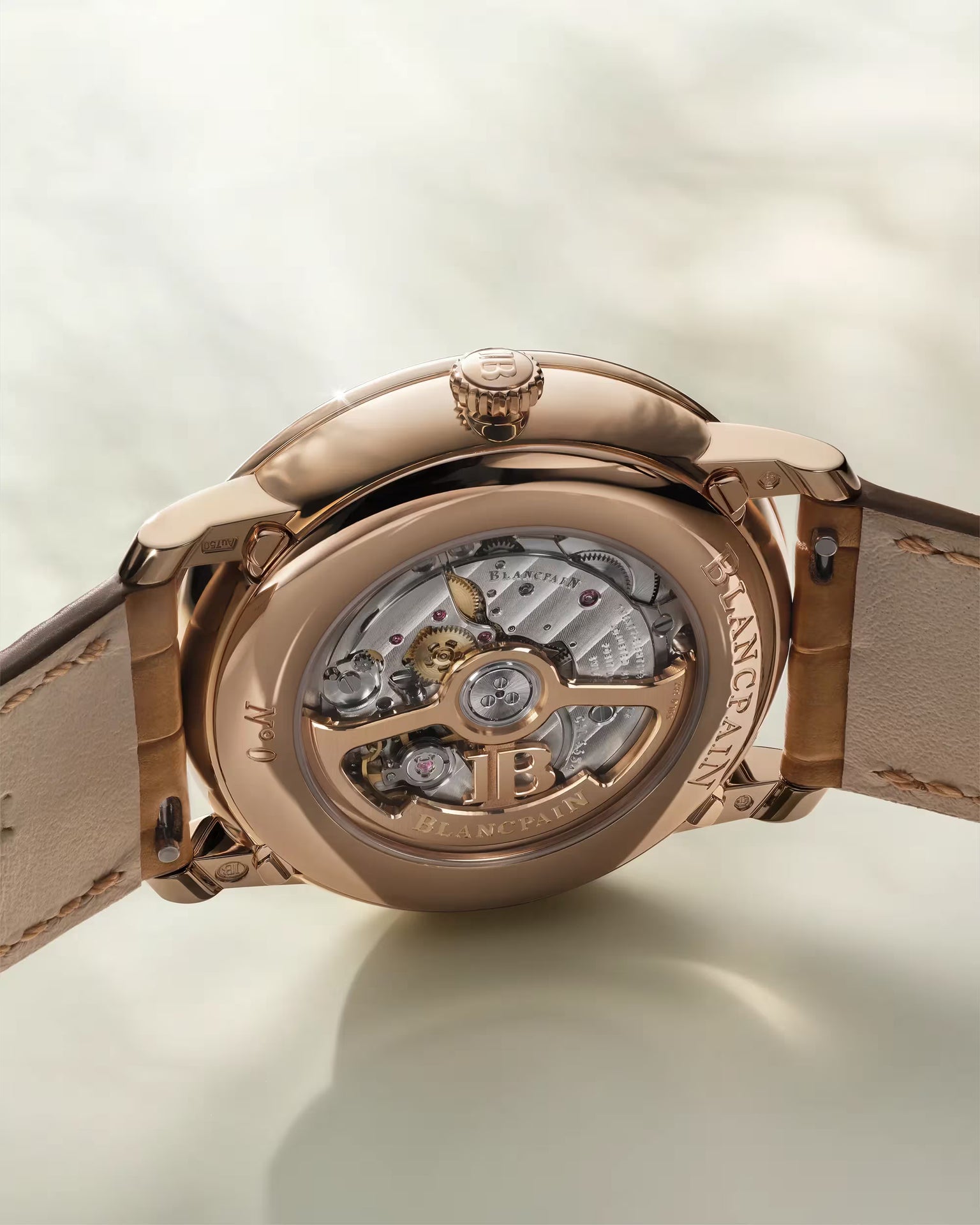 Villeret Quantième Complet | 40.2mm, Opaline Dial, Alligator Leather Strap