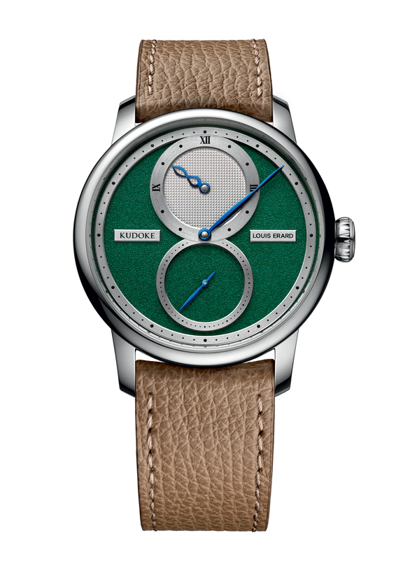 Le Régulateur Louis Erard x KUDOKE Forest Green Front
