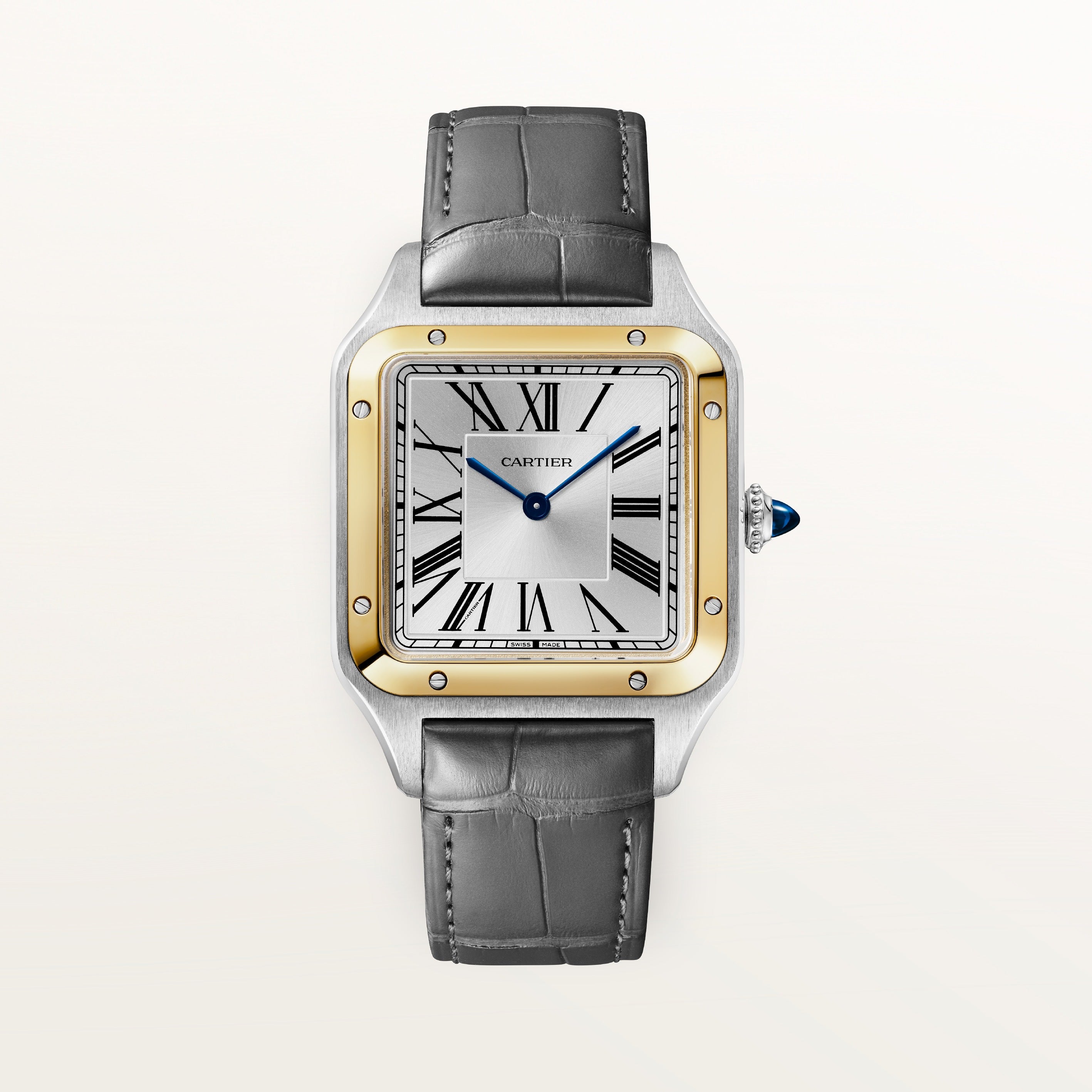 Cartier Santos-dumont Large Model W2SA0046 front on white background