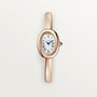 Cartier Baignoire Mini Model WGBA0081 front on white background