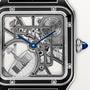 Cartier Santos-dumont Skeleton Equipped with A Micro-rotor Large Model WHSA0044 view 2