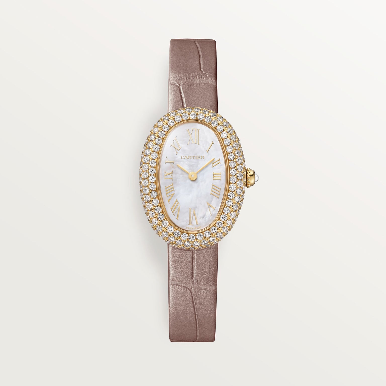 Cartier Baignoire Small Model WJBA0048 front on white background