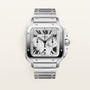 Cartier Santos de Cartier Large Model WSSA0083 front on white background