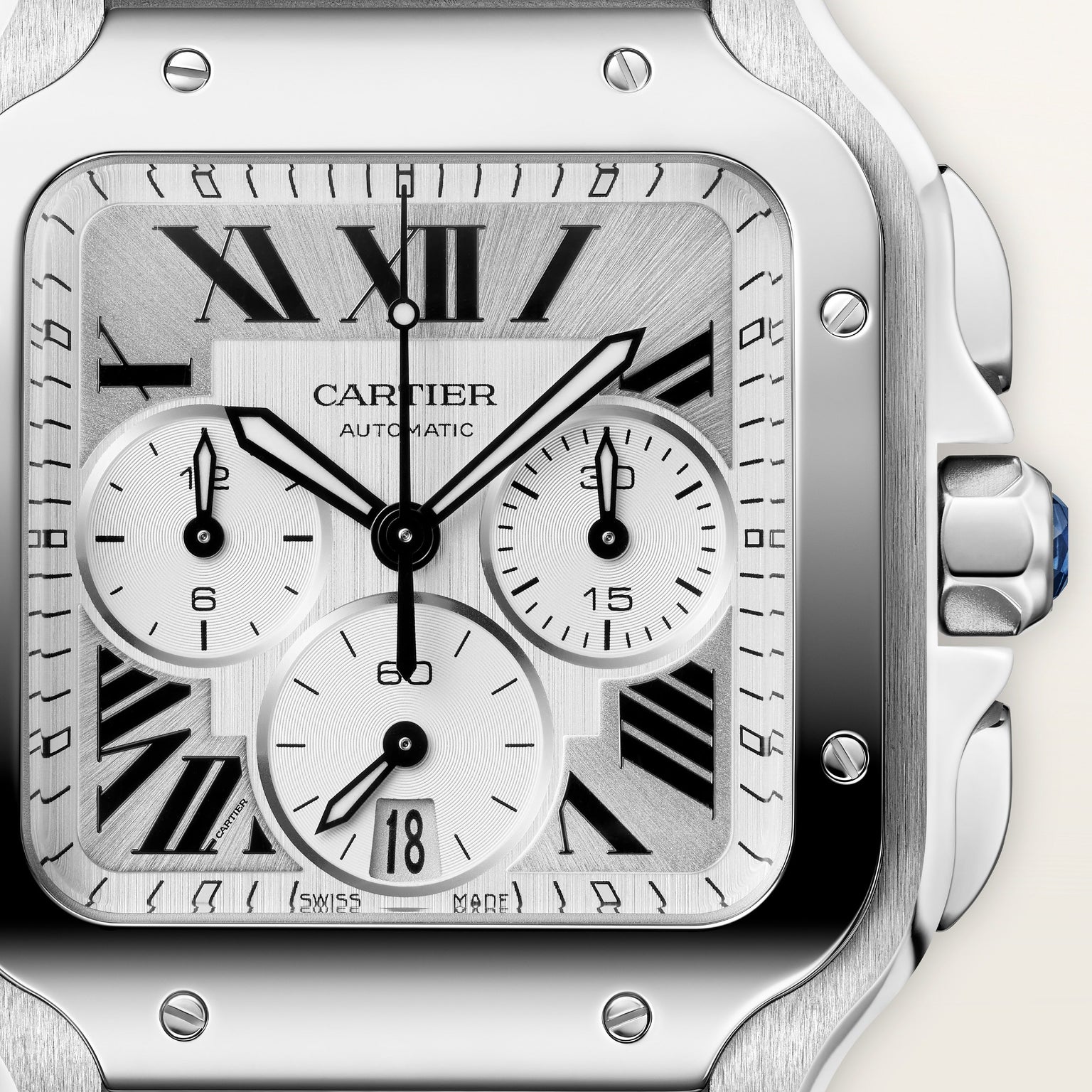 Cartier Santos de Cartier Large Model WSSA0083 view 2