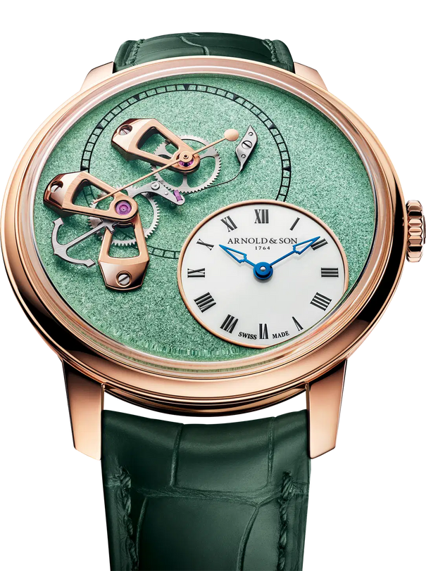 Chronometry DSTB 42 Red Gold | 42mm, 18K red gold 5N, Alligator Leather Strap