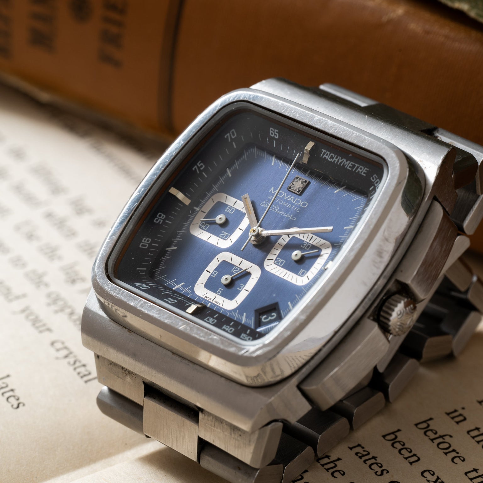 Movado El Primero Chronograph 'TV Case' - Image 8