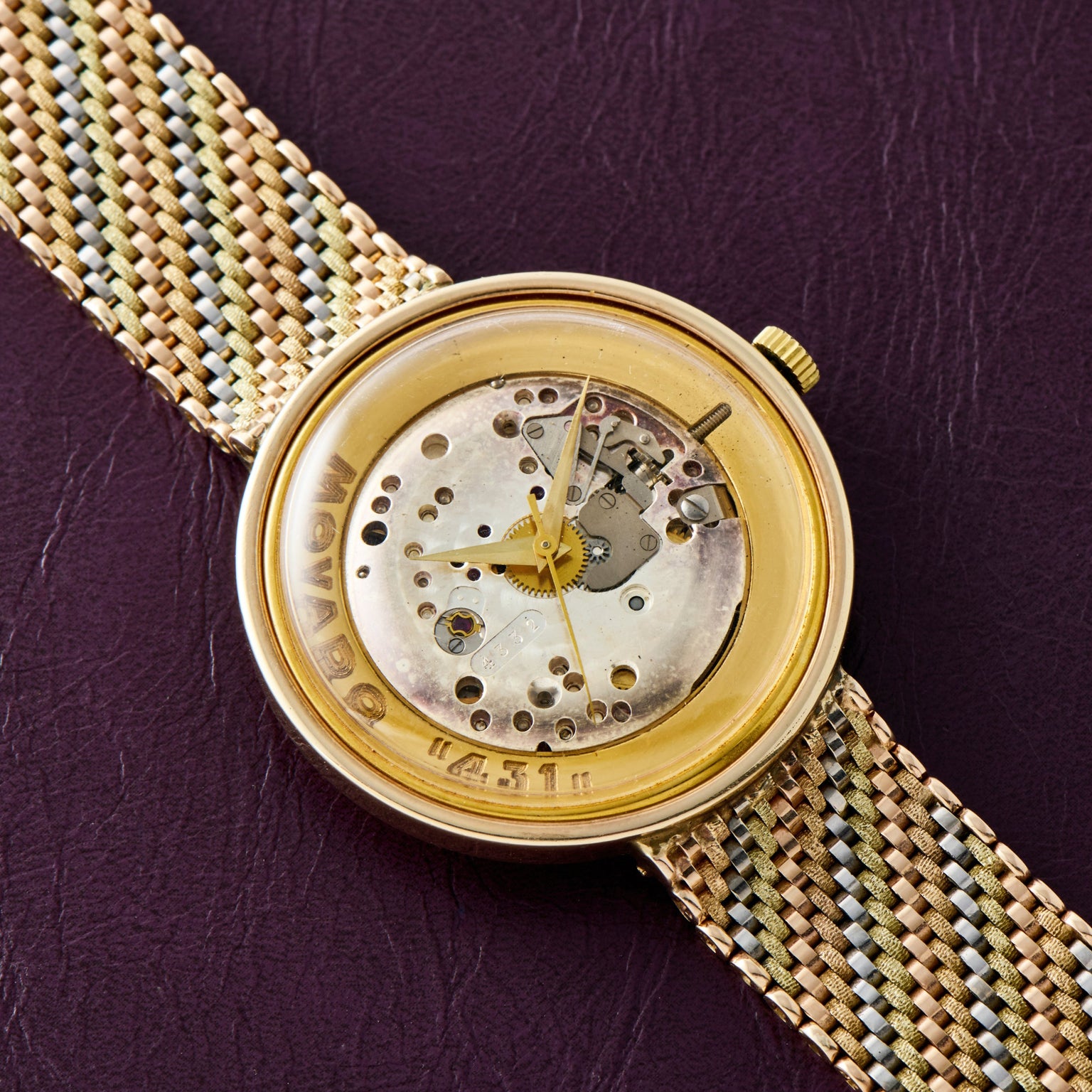 Movado 431 Tri-Tone 'Salesman Sample' - Image 1