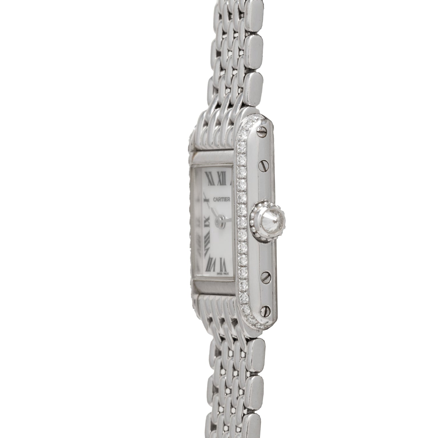 Cartier Tank Mini Diamonds 'MOP'